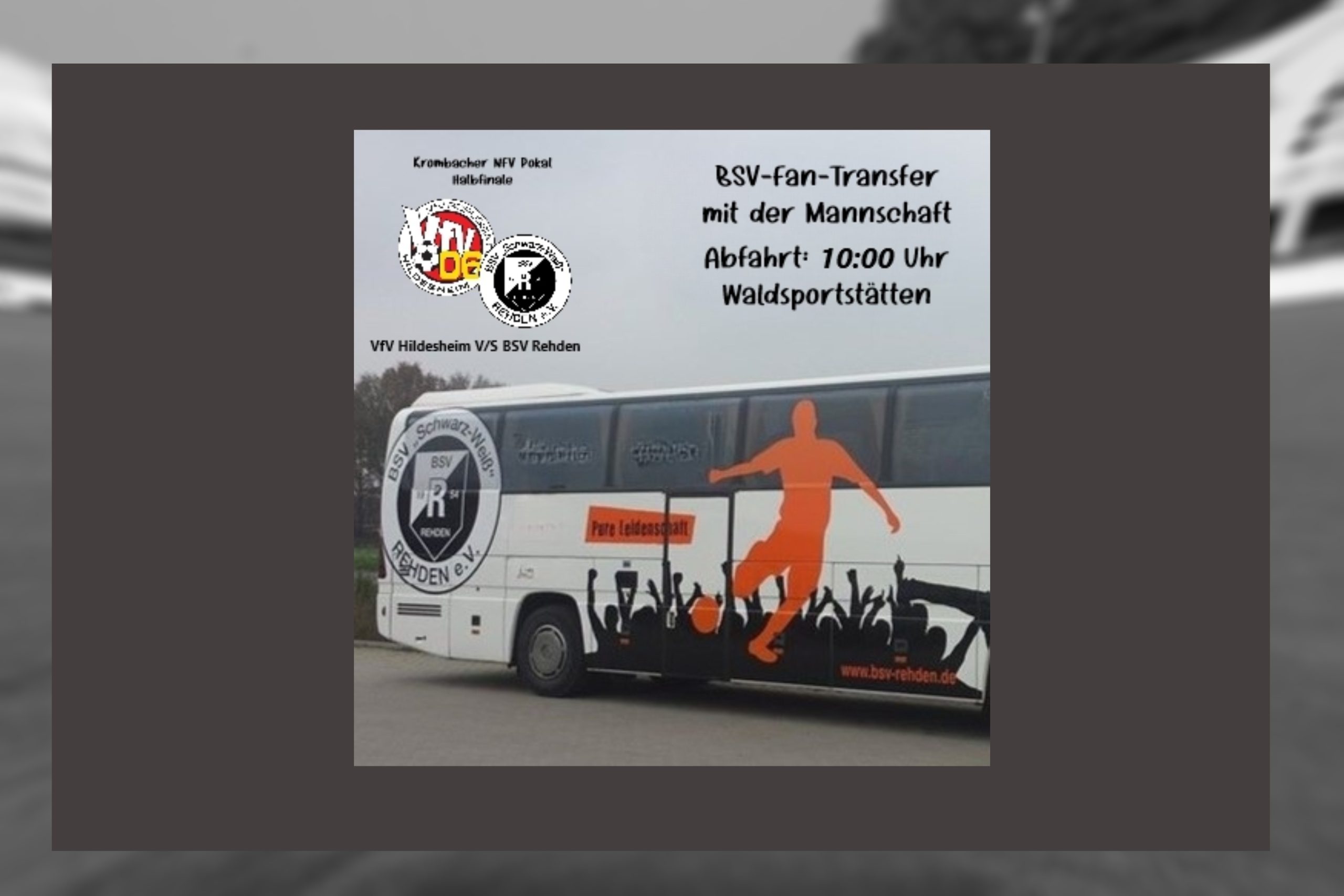 ***NFV-Pokal-Halbfinale am Ostermontag – der BSV Rehden kämpft um den Finaleinzug!***