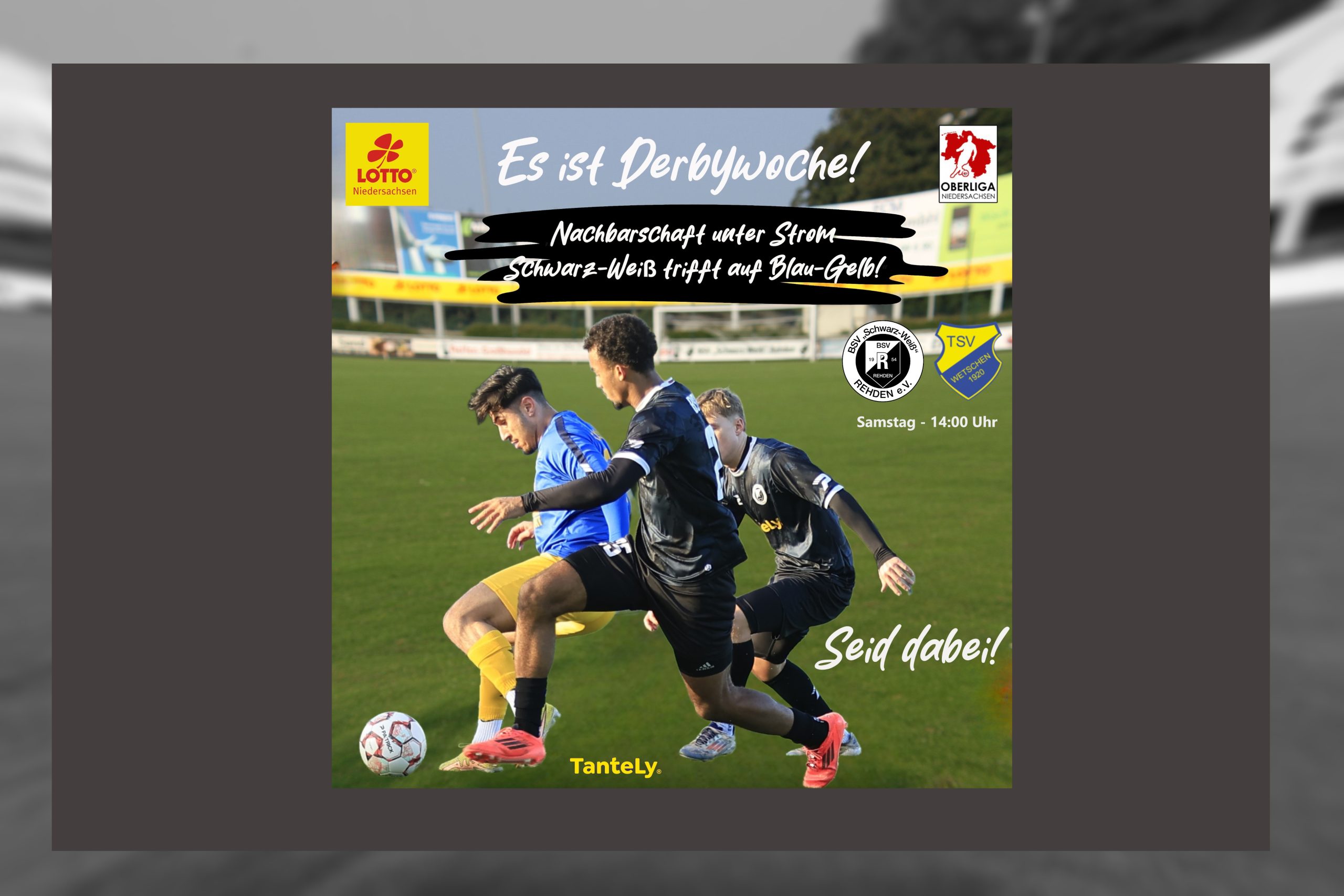 **Drei Kilometer. Ein Derby. Pure Leidenschaft!**