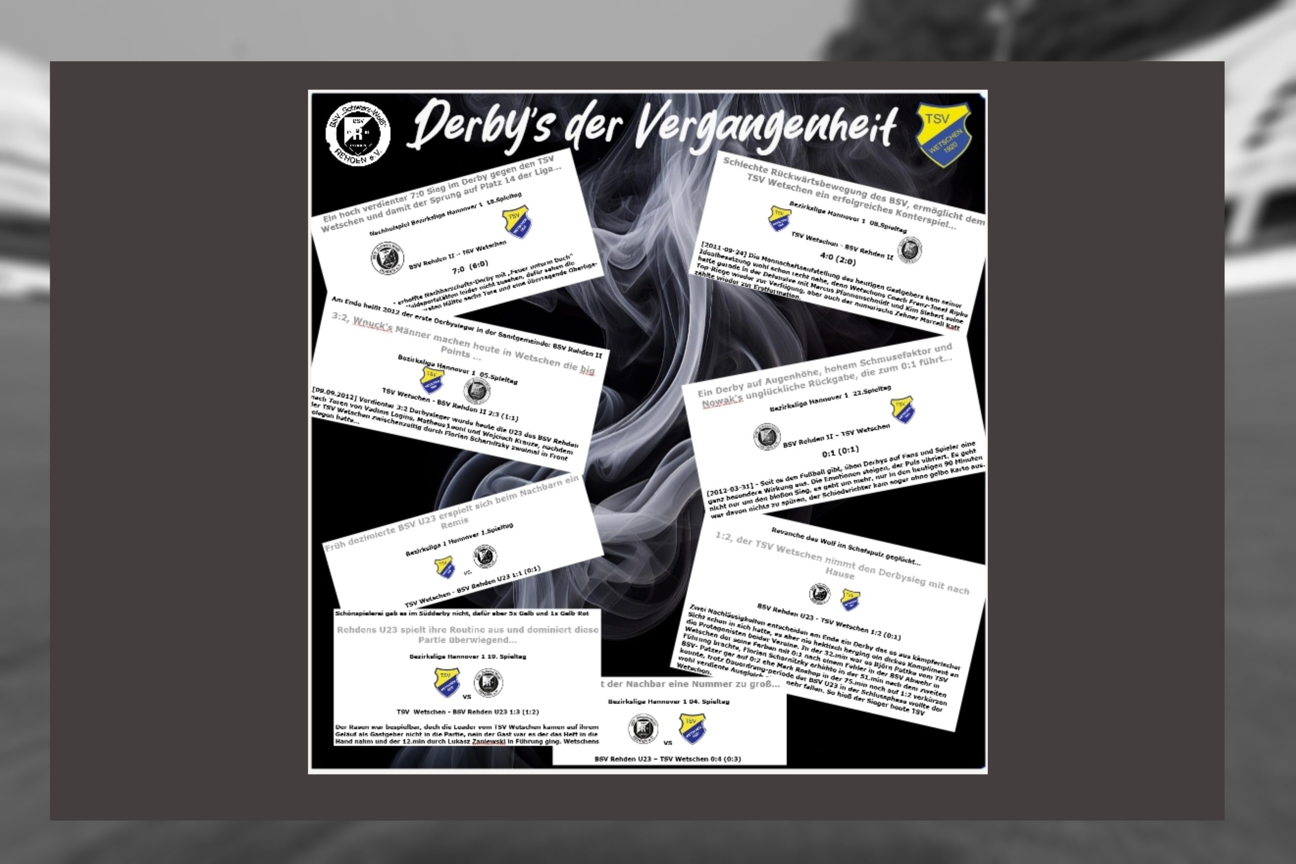 ***Wir schauen in die Derby-Vergangenheit.***