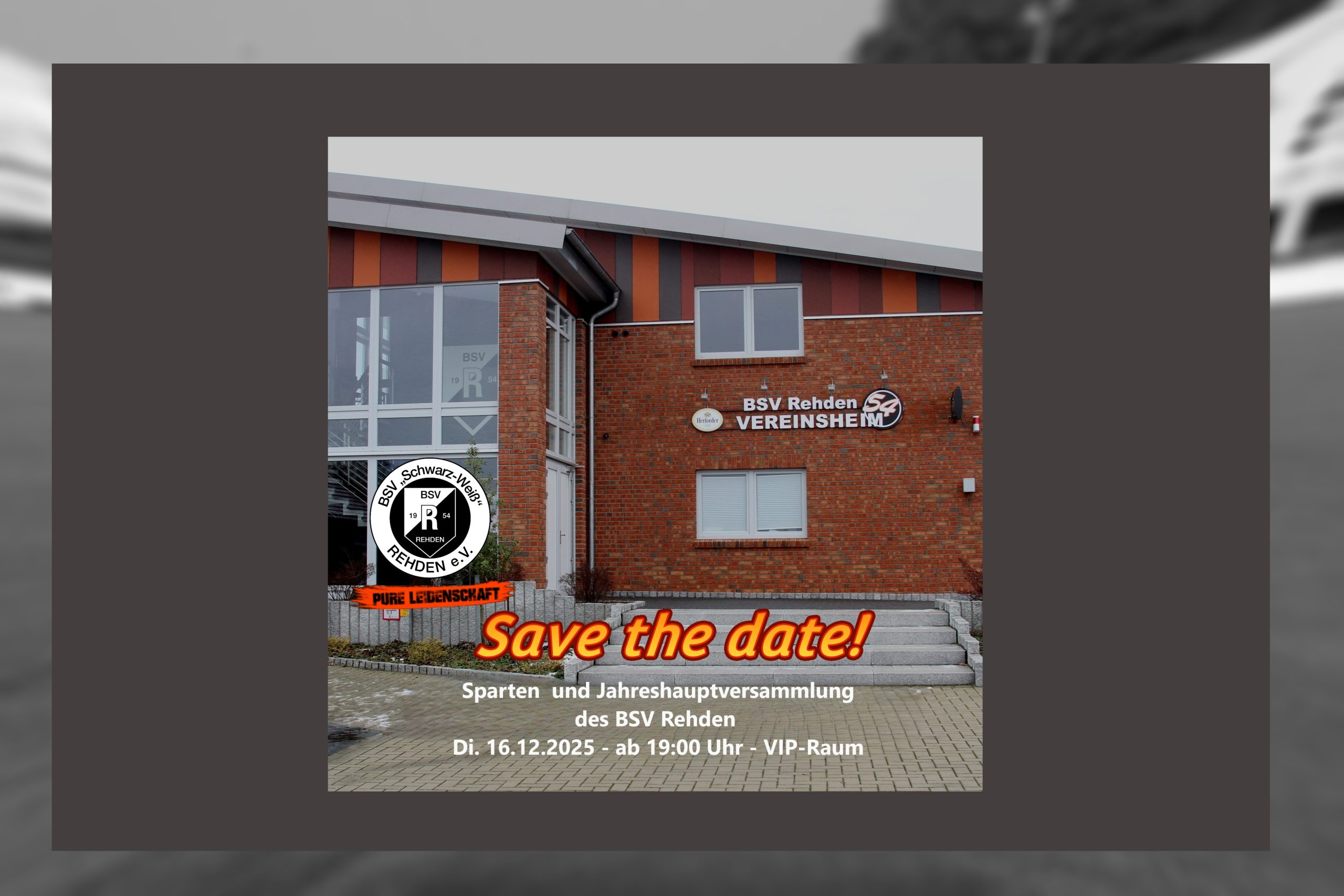 ***BSV Rehden – Save the date***