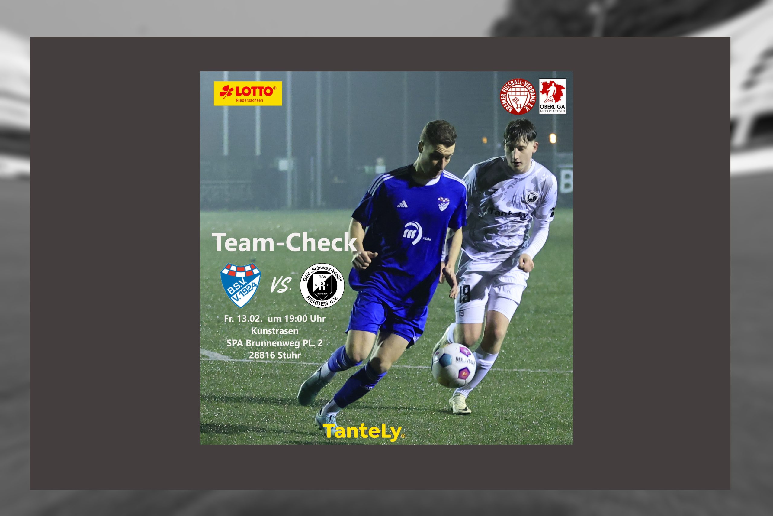 ***Testspiel beim Namensvetter geplant***