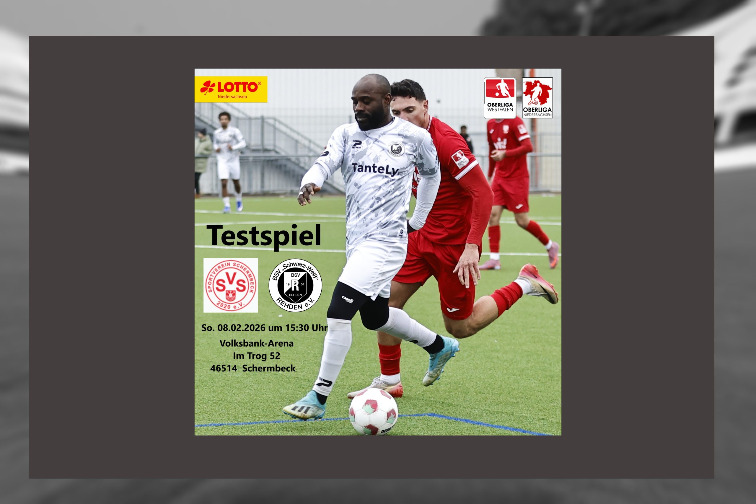 ***Testspielgegner in Oberliga Westfalen gefunden***