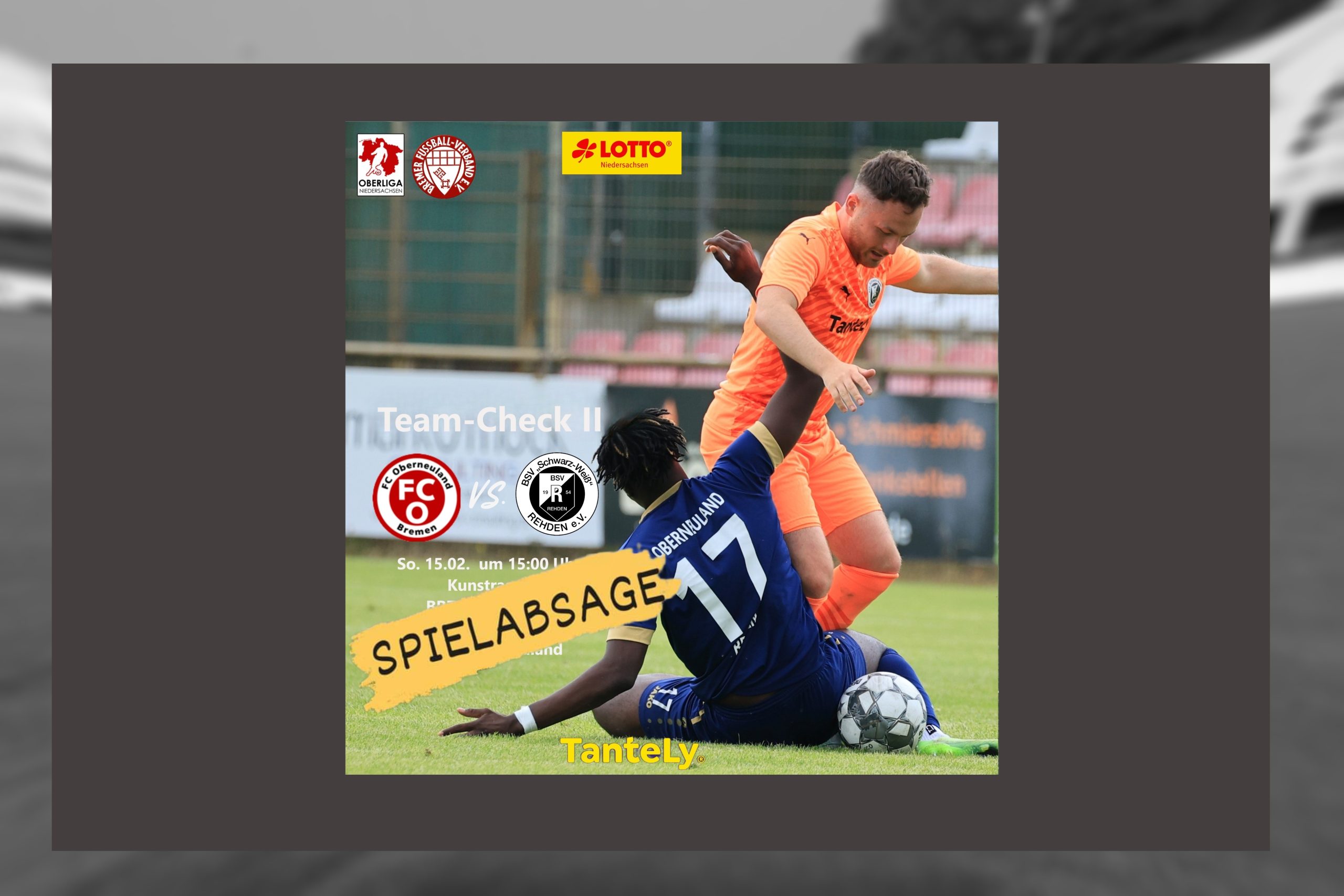 ❄️ ***Spielabsage in Oberneuland*** ❄️