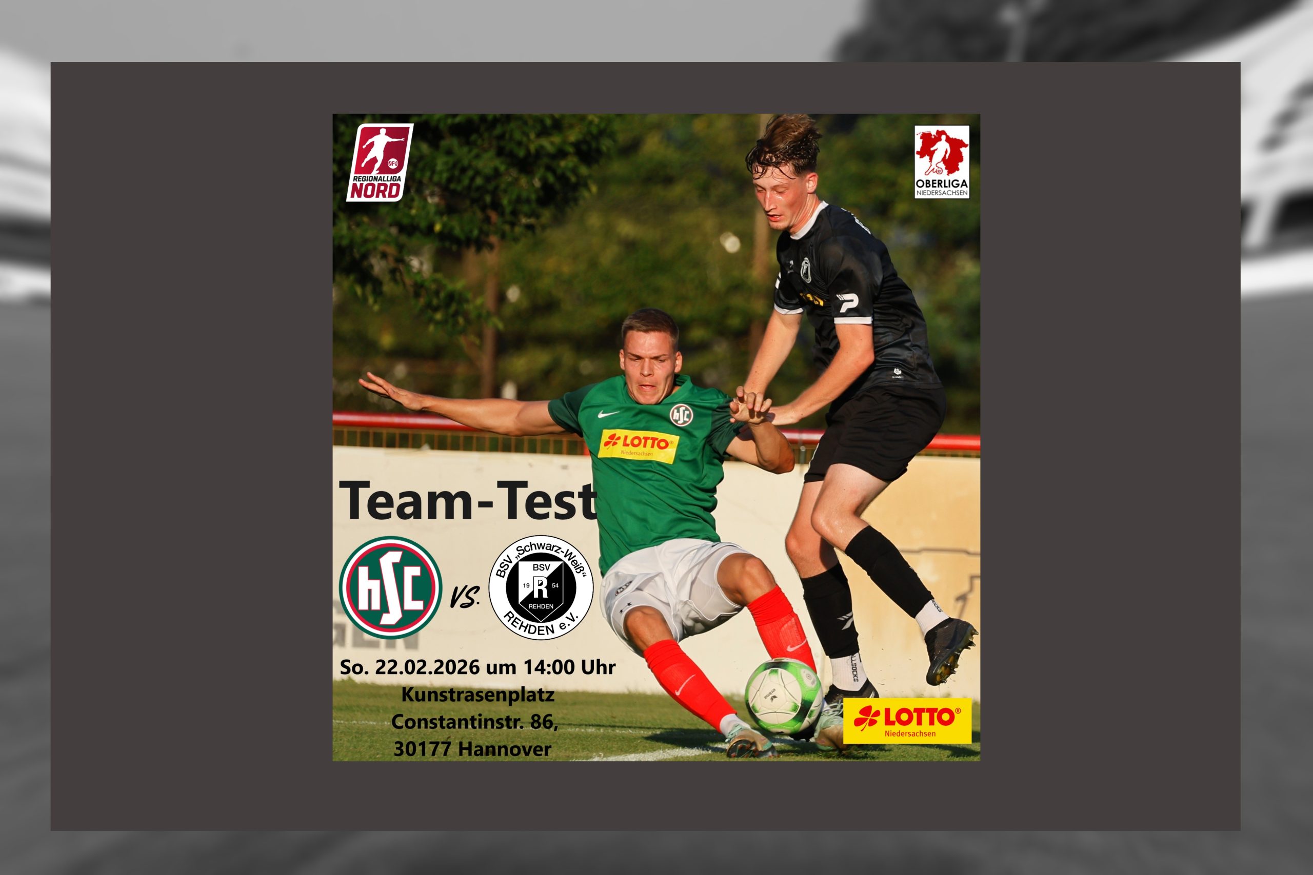 ***Testspiel beim Hannoverschen SC an der List***