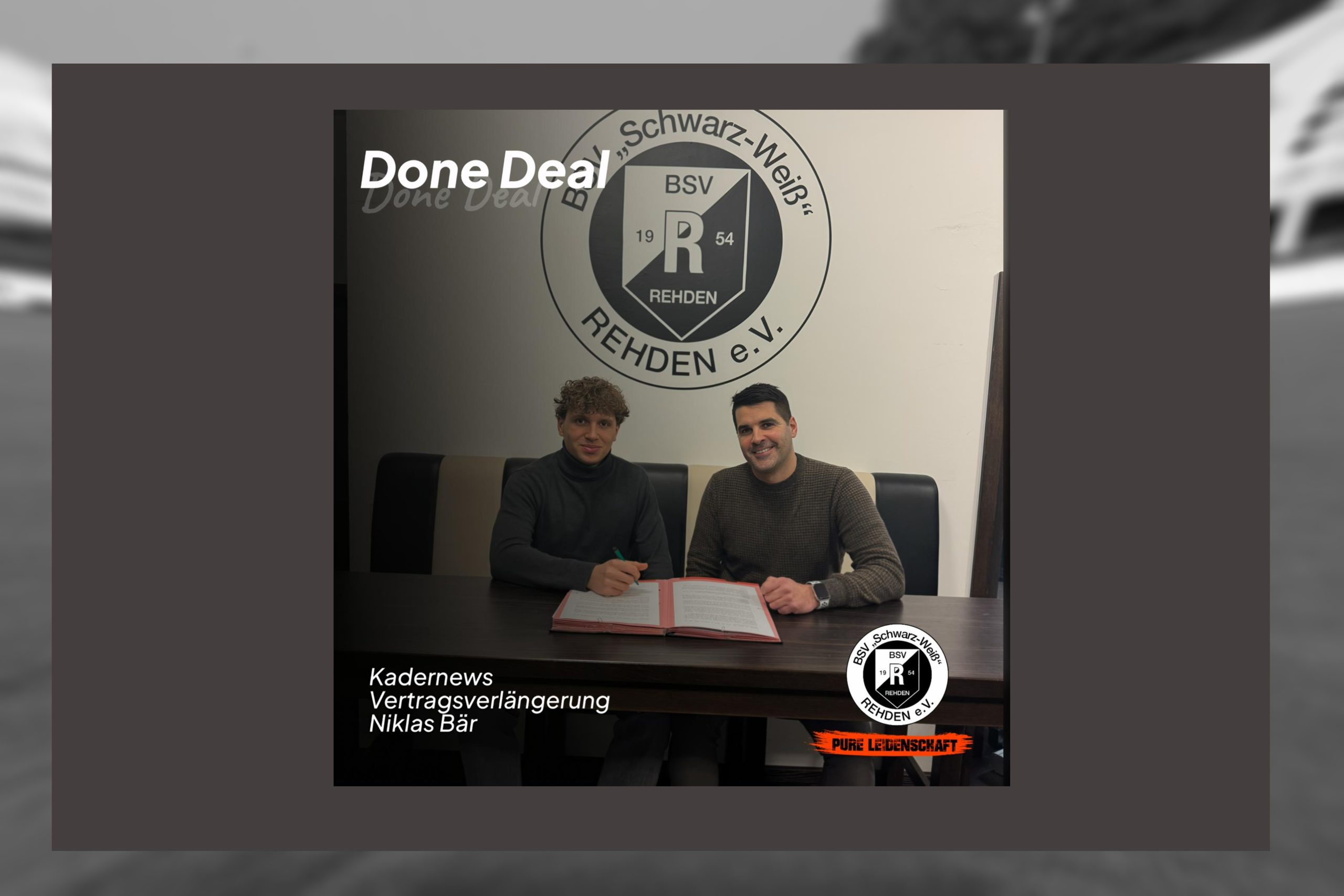 ***BSV Rehden verlängert mit Niklas Bär***