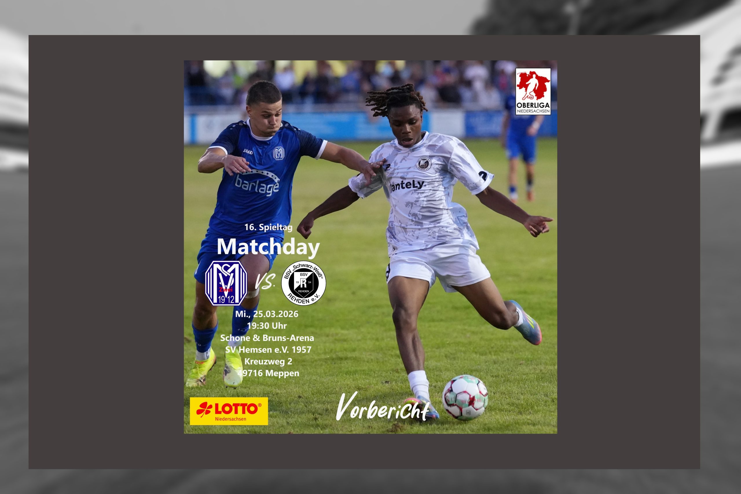 ***Rehden will im Emsland zurück in die Spur***