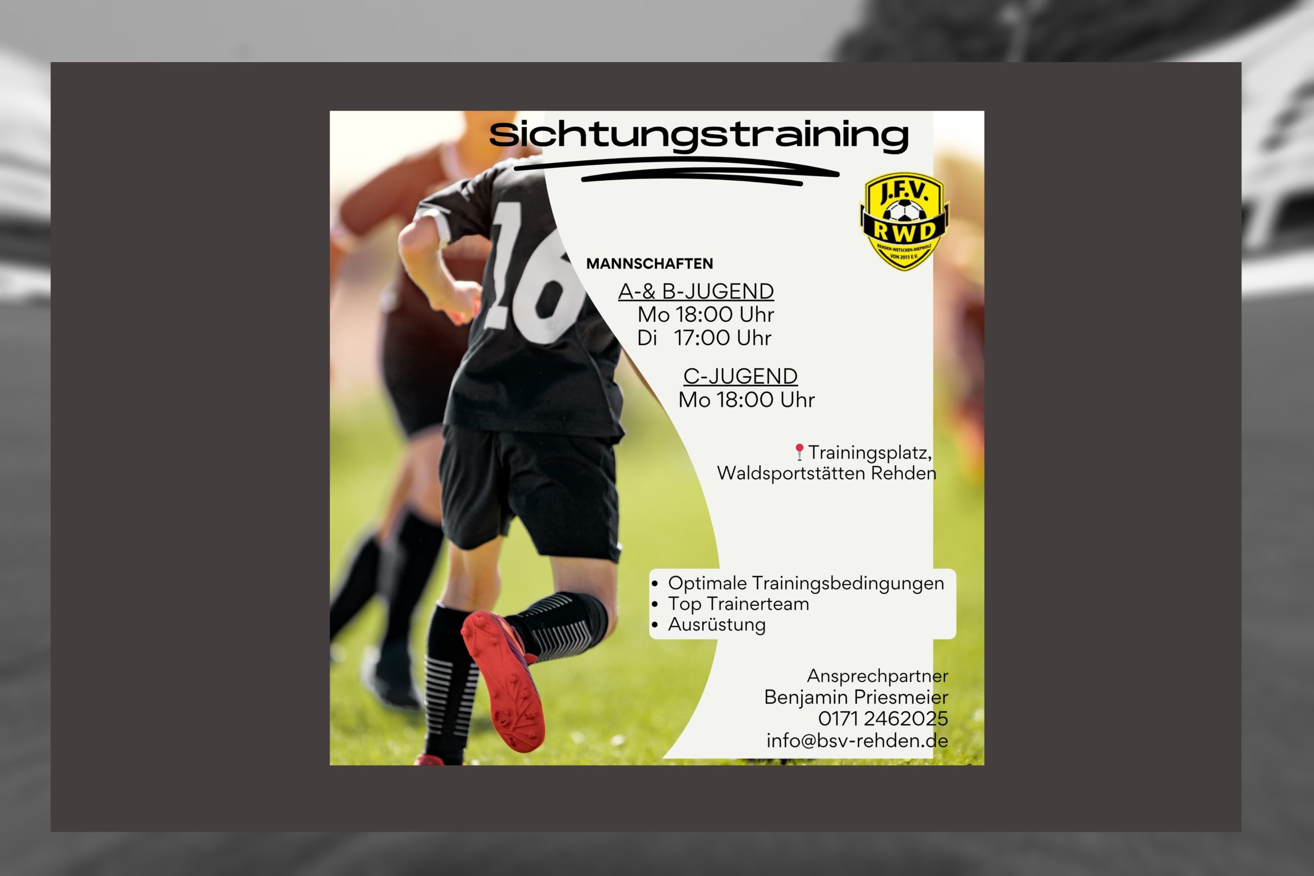 ***Jugendfußball im Leistungsbereich!***