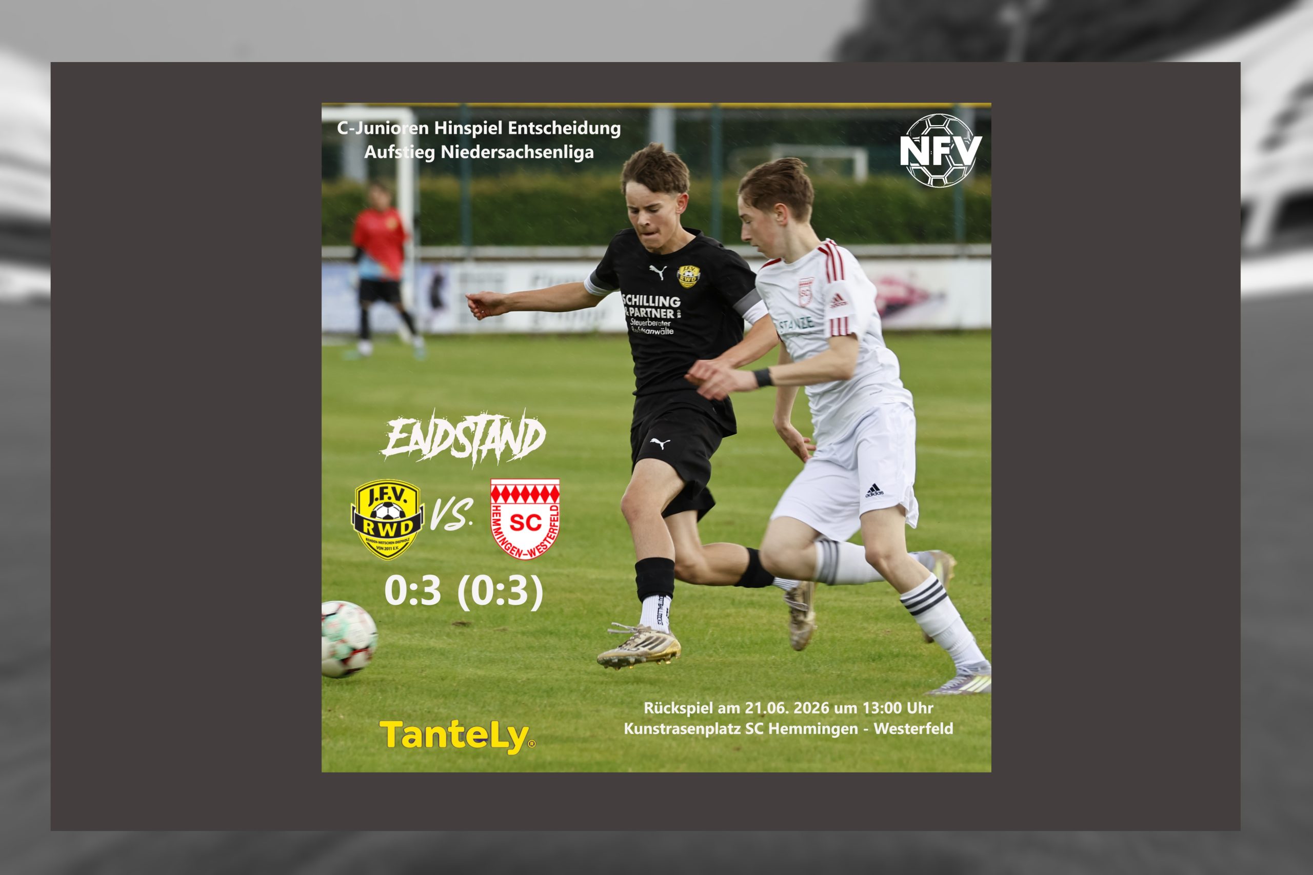 ***JFV RWD U15 I – Ergebnis fällt deutlicher aus als der Spielverlauf***